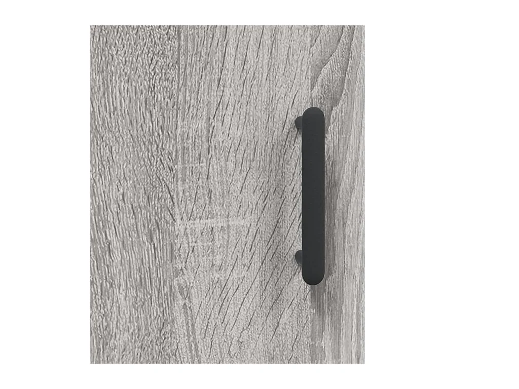 Aparador buffet cómoda armario mueble organizador cocina salón salón alto Sonoma 69,5 x 34 x 180 cm madera contrachapada gris 02_0035427