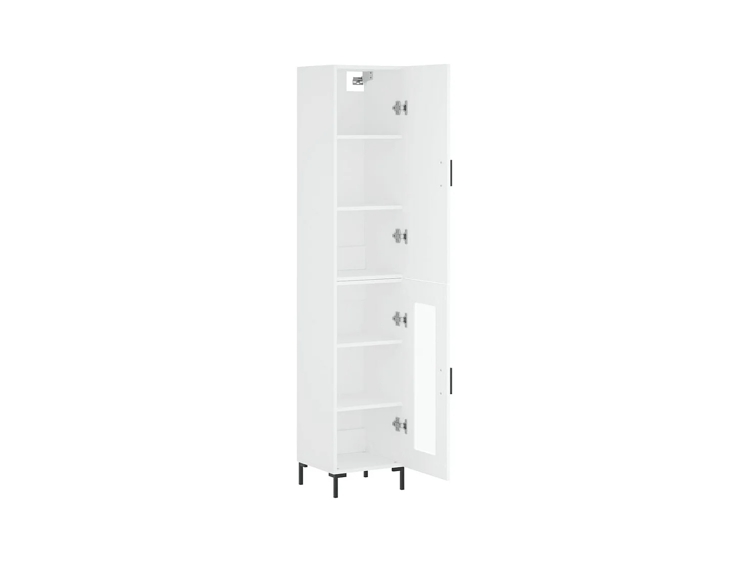 bahut commode armoire bois blanche 34.5 x 34 x 180 cm 02_0032368
