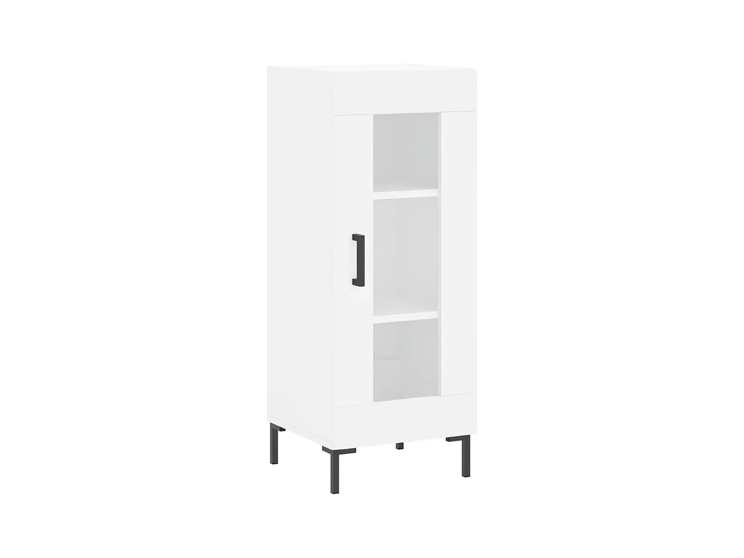 bahut commode armoire bois blanche 34.5 x 34 x 180 cm 02_0032368