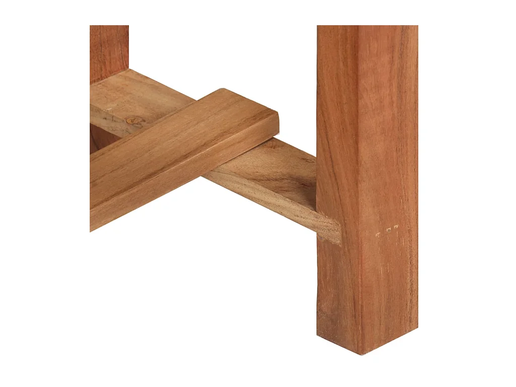 Aparador buffet cômoda armário organizador cozinha sala sala 115 x 35 x 75 cm madeira de acácia maciça marrom 02_0029527