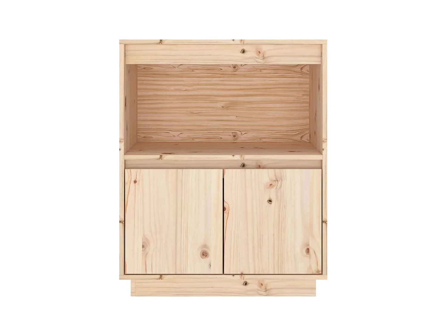 Buffet aparador cômoda armário unidade de armazenamento organizador cozinha sala sala 60 x 34 x 75 cm madeira maciça de pinho marrom 02_0029618