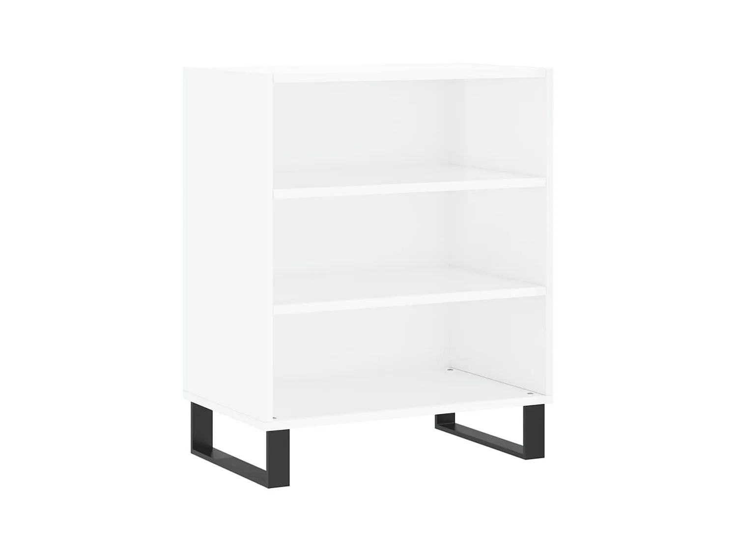 Credenza cassettiera cassettiera mobile contenitore organizer cucina soggiorno lucido 57 x 35 x 70 cm derivati ​​del legno bianco 02_0030647