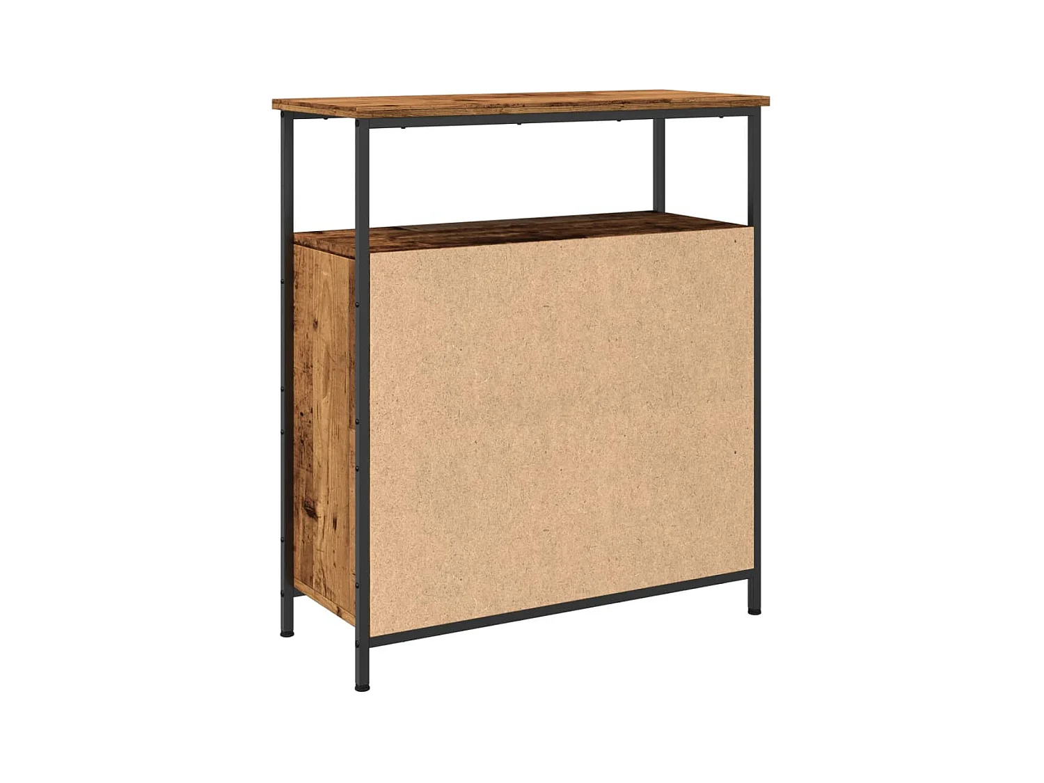 Aparador cômoda armário armário organizador cozinha sala sala madeira velha 70 x 30 x 80 cm madeira trabalhada marrom 02_0036607