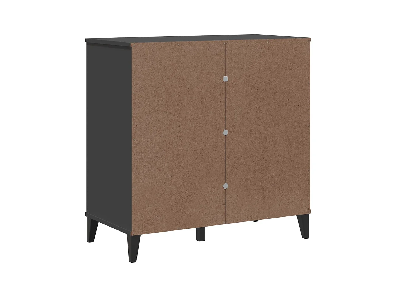 Aparador buffet cómoda armario mueble organizador cocina salón salón 80 x 40 x 80 cm madera contrachapada antracita 02_0036626