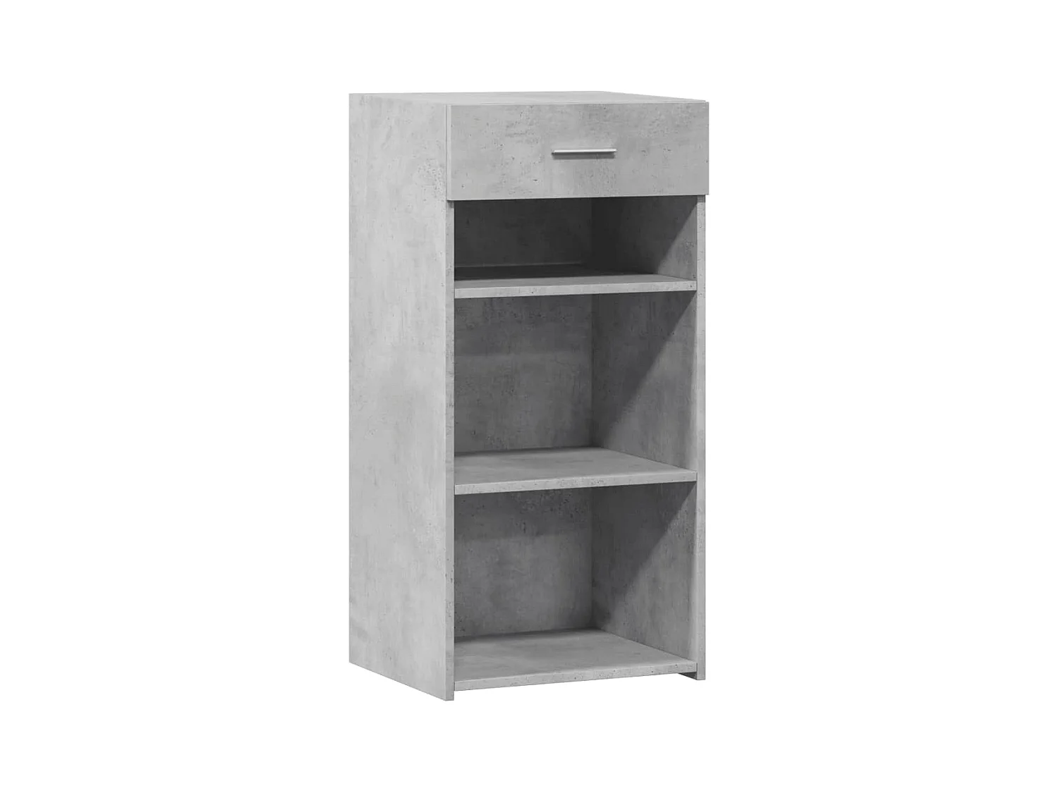 Credenza buffet cassettiera mobile contenitore organizer cucina soggiorno soggiorno 45 x 42,5 x 93 cm derivati ​​del legno grigio 02_0031943