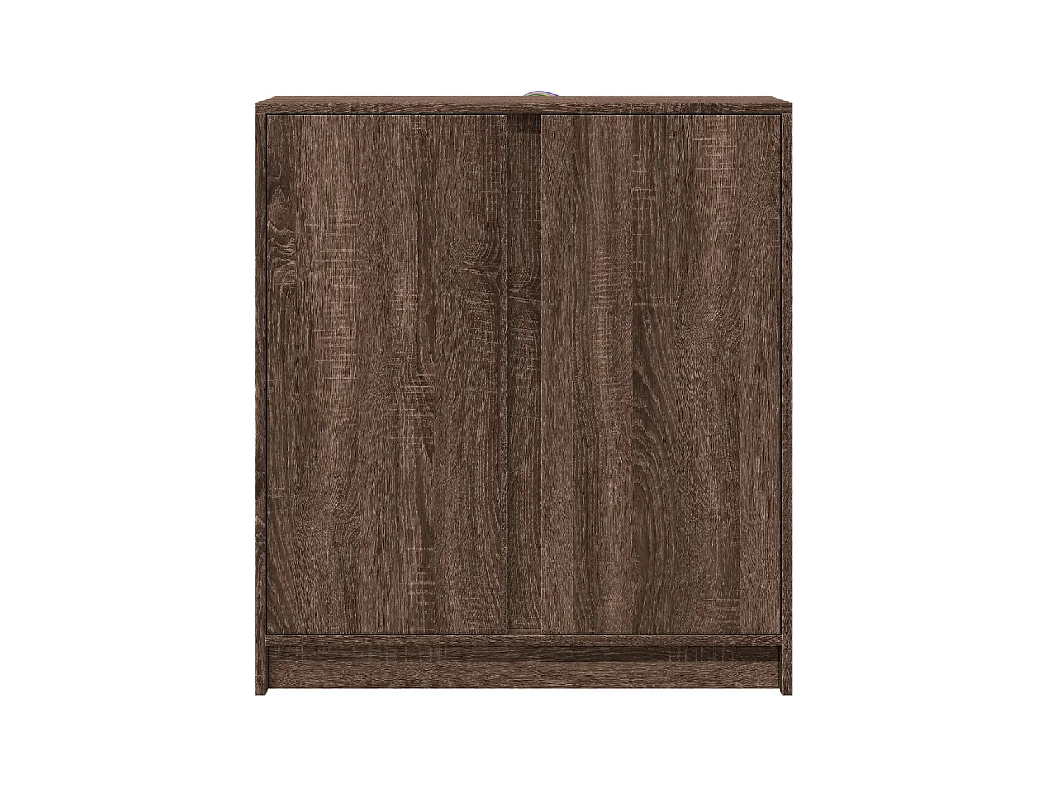 Aparador cómoda cómoda armario mueble organizador cocina salón salón con LED 77 x 34 x 85 cm madera contrachapada marrón 02_0029792