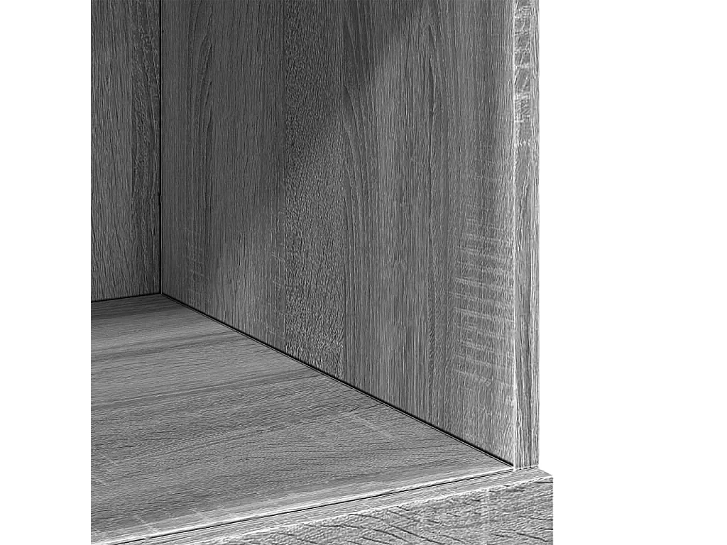 Credenza buffet cassettiera mobile contenitore organizer cucina soggiorno soggiorno alto Sonoma 80 x 42,5 x 124 cm derivati ​​del legno grigio 02_0035633