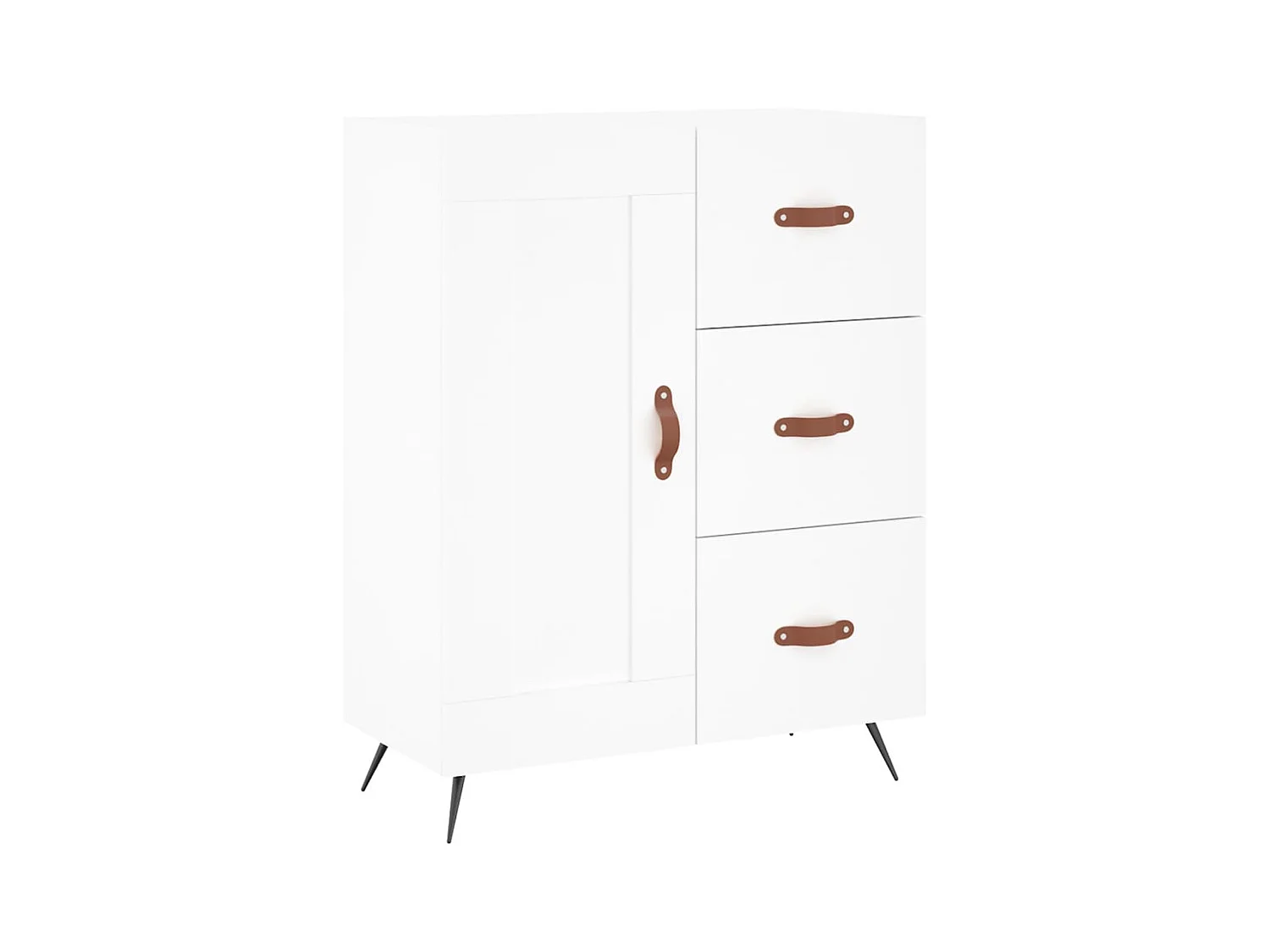 bahut commode armoire bois blanche 69.5 x 34 x 180 cm 02_0032542