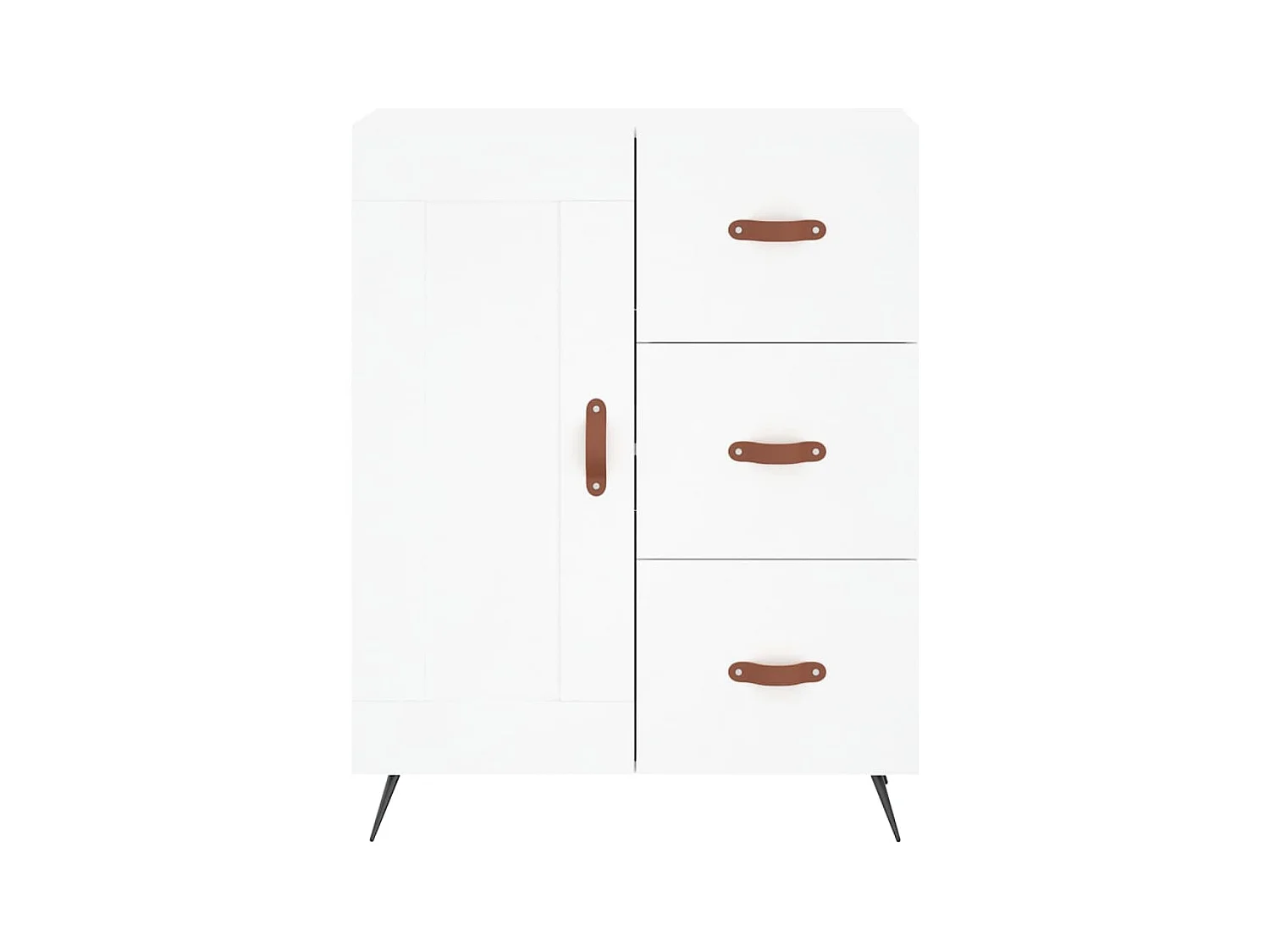 bahut commode armoire bois blanche 69.5 x 34 x 180 cm 02_0032542
