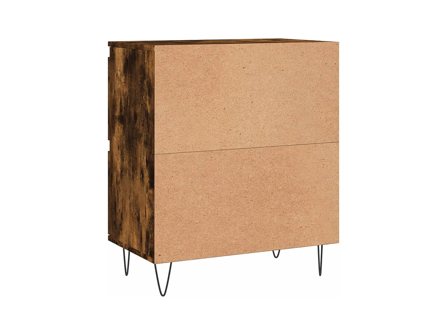 Credenza buffet cassettiera mobile contenitore organizer cucina soggiorno soggiorni set da 2 pannelli in derivati ​​del legno marrone 02_0036760