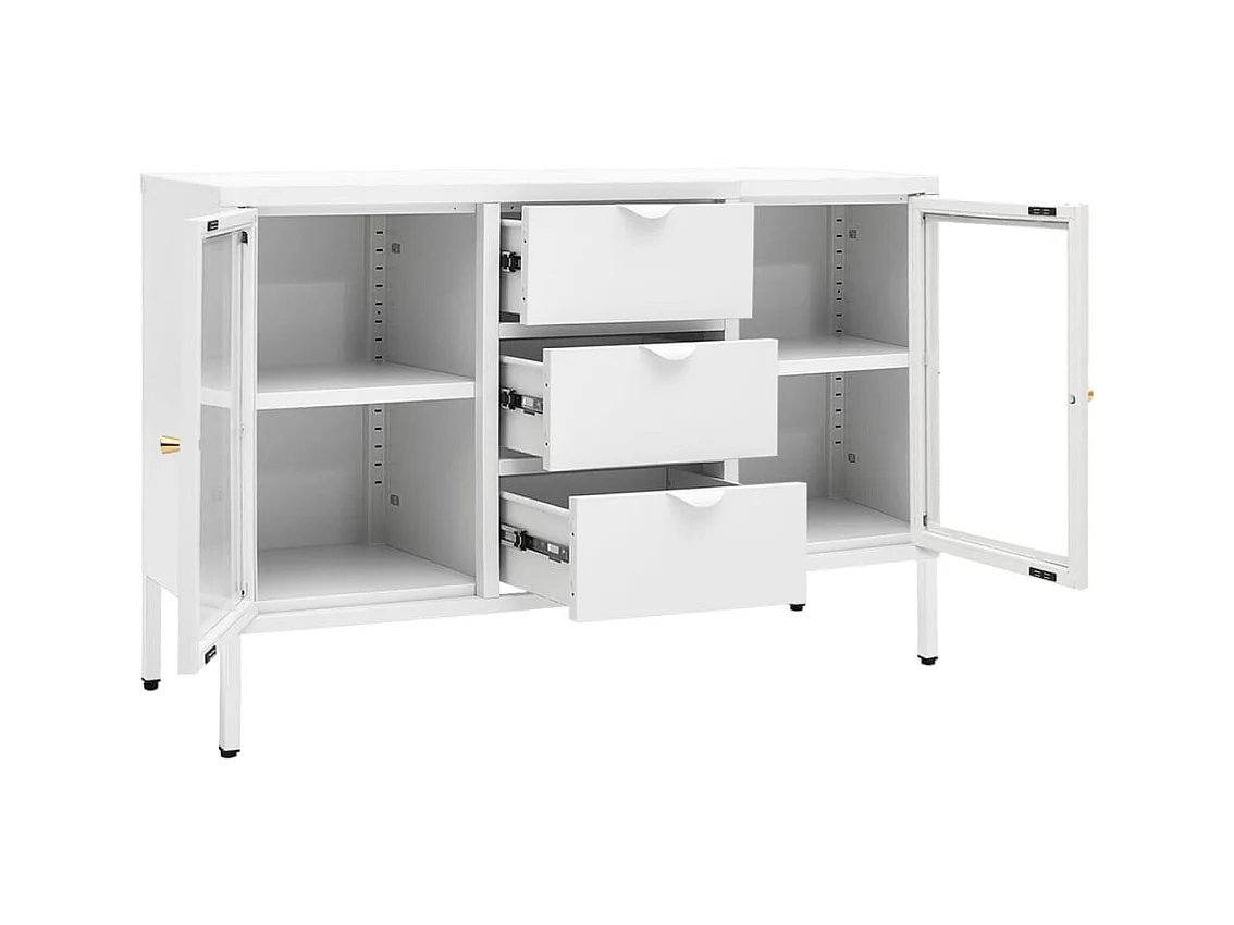 bahut commode armoire blanche 105 x 35 x 70 cm 02_0030193