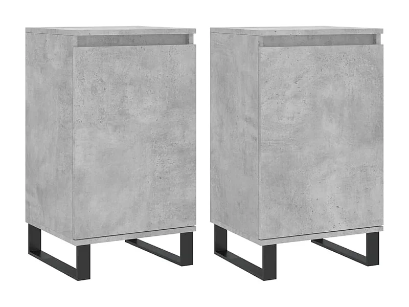 Credenza buffet cassettiera mobile contenitore organizer cucina soggiorno soggiorni set da 2 40 x 35 x 70 cm multistrato nero 02_0036850