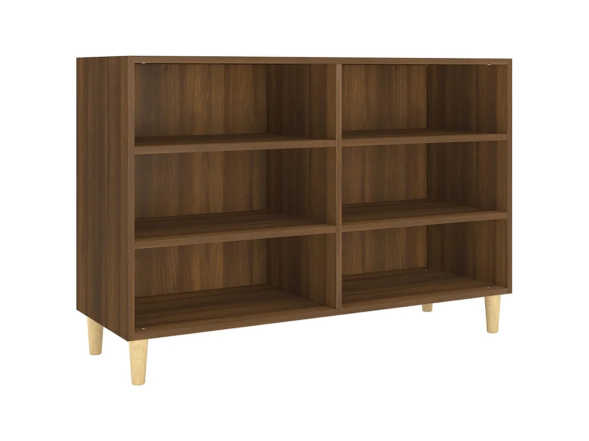 Credenza buffet cassettiera mobile contenitore organizer cucina soggiorno soggiorno 103,5 x 35 x 70 cm derivati ​​del legno marrone 02_0031168