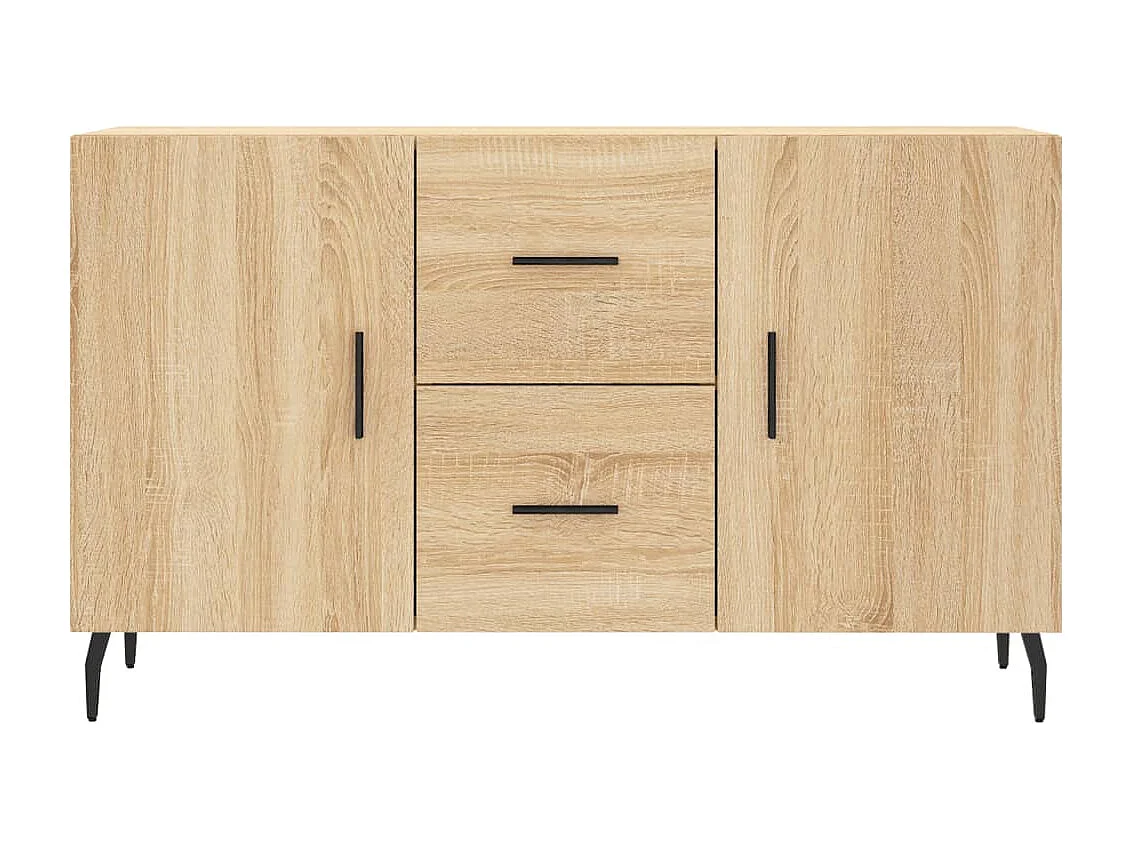 Credenza cassettiera cassettiera mobile contenitore organizer cucina soggiorno soggiorno Sonoma 100 x 36 x 60 cm derivati ​​del legno marrone 02_0031469