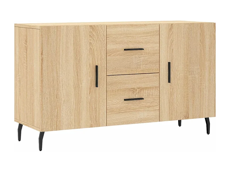 Credenza cassettiera cassettiera mobile contenitore organizer cucina soggiorno soggiorno Sonoma 100 x 36 x 60 cm derivati ​​del legno marrone 02_0031469