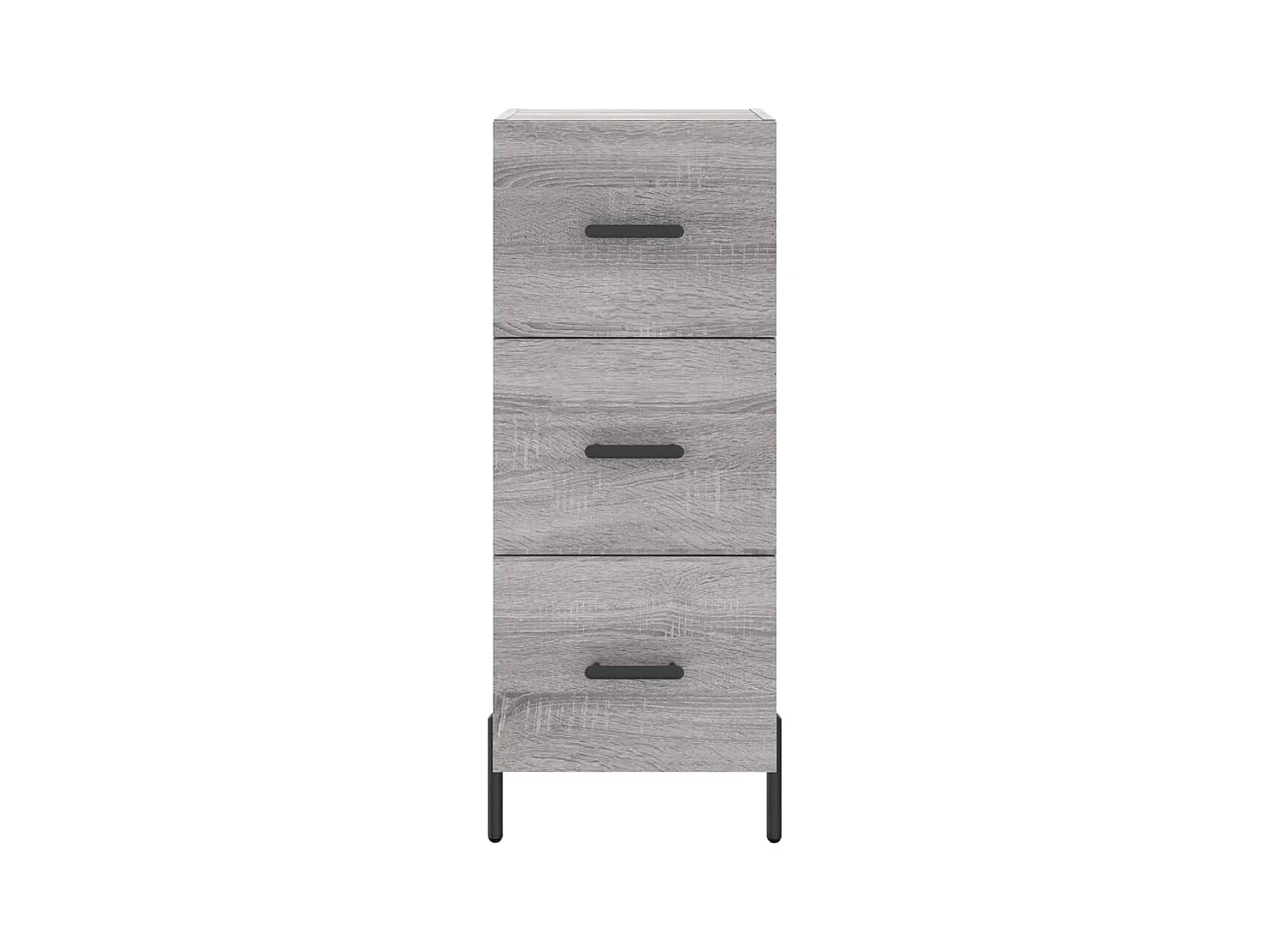 Aparador cómoda cómoda armario mueble organizador cocina salón salón Sonoma 34,5 x 34 x 90 cm madera contrachapada gris 02_0036310