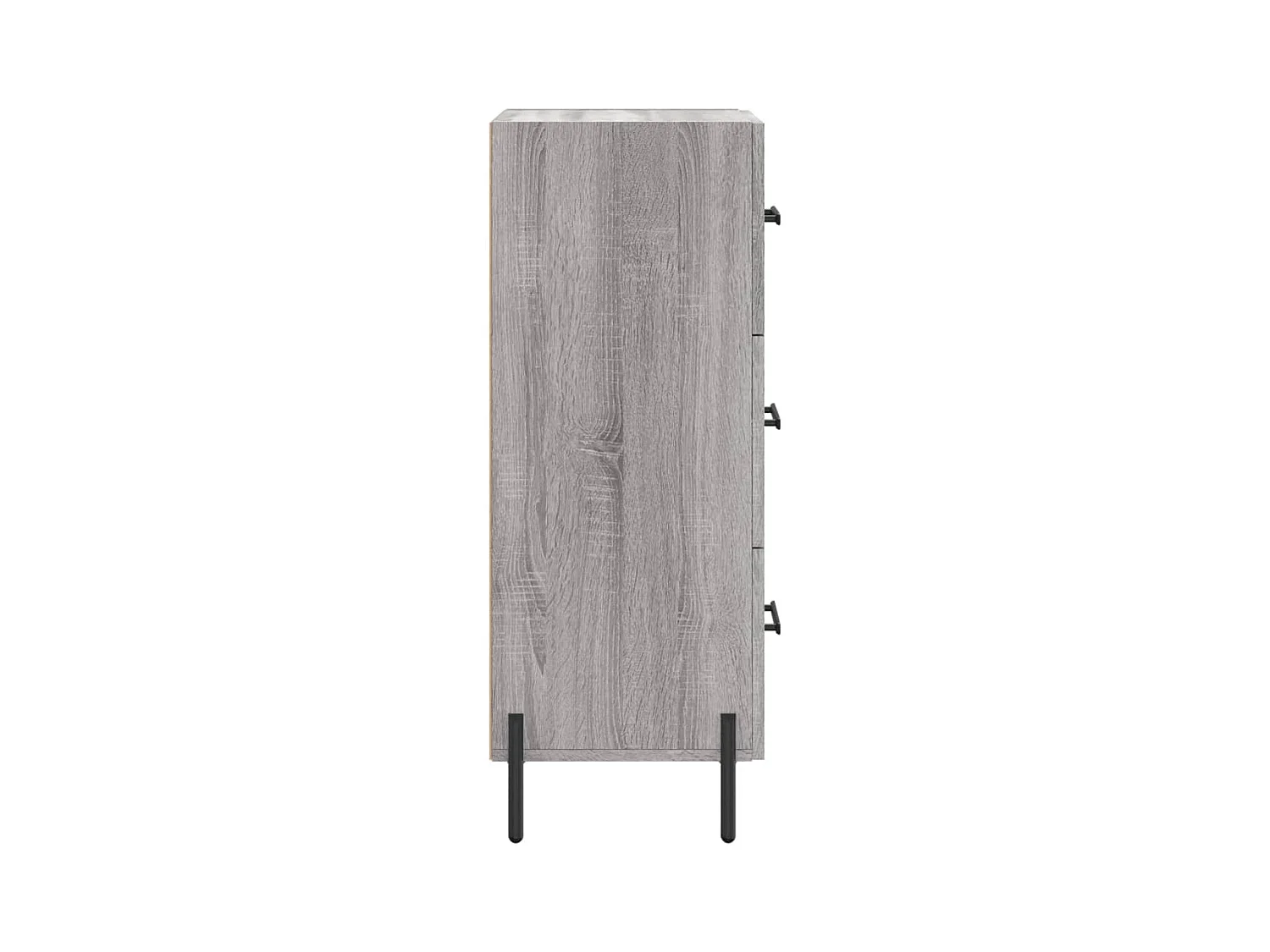Aparador cómoda cómoda armario mueble organizador cocina salón salón Sonoma 34,5 x 34 x 90 cm madera contrachapada gris 02_0036310