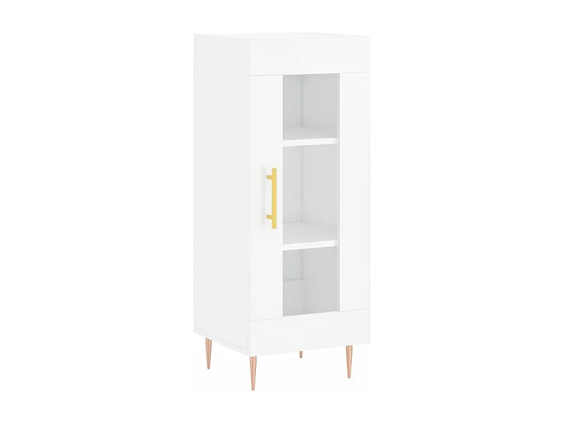 bahut commode armoire bois blanche 34.5 x 34 x 90 cm 02_0030594