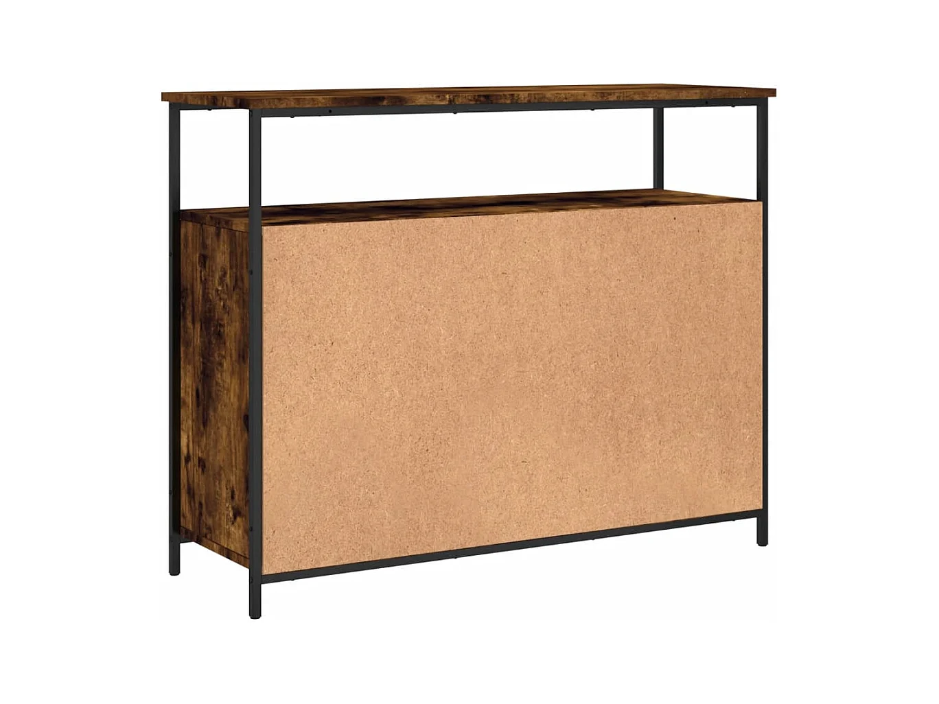 bahut commode armoire bois marron 100 x 35 x 80 cm 02_0030834