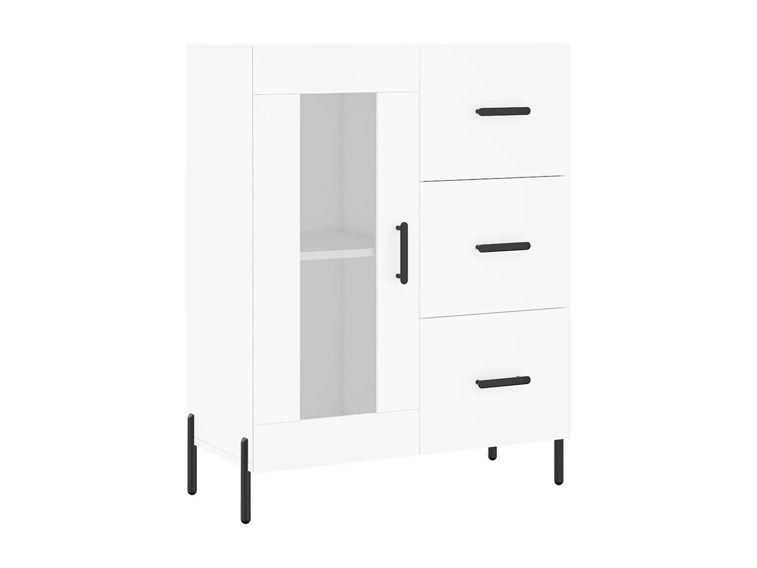 bahut commode armoire bois blanche 69.5 x 34 x 180 cm 02_0032726