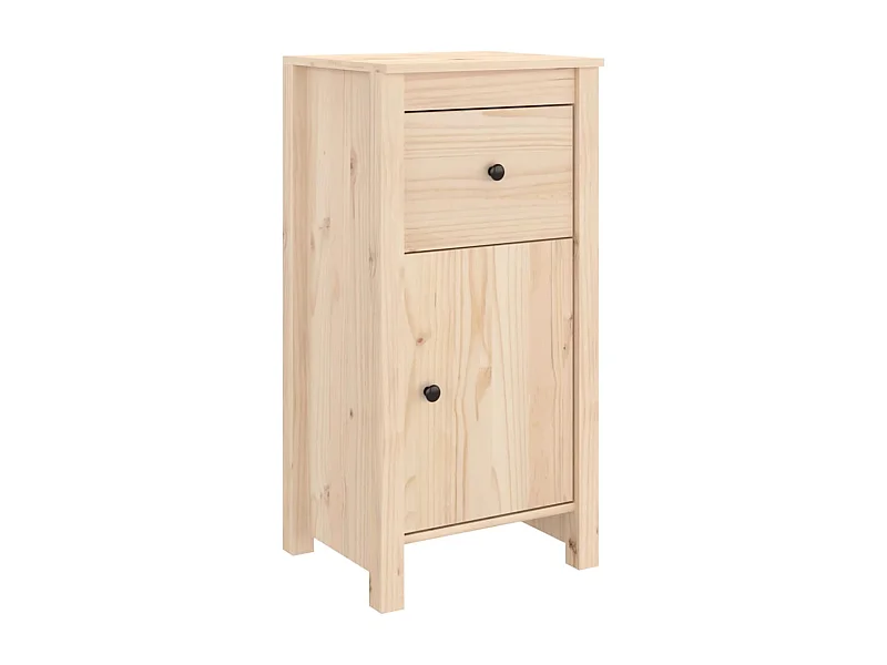 Aparador buffet cómoda mueble almacenaje organizador cocina salón salón 40 x 35 x 80 cm madera maciza de pino marrón 02_0029580