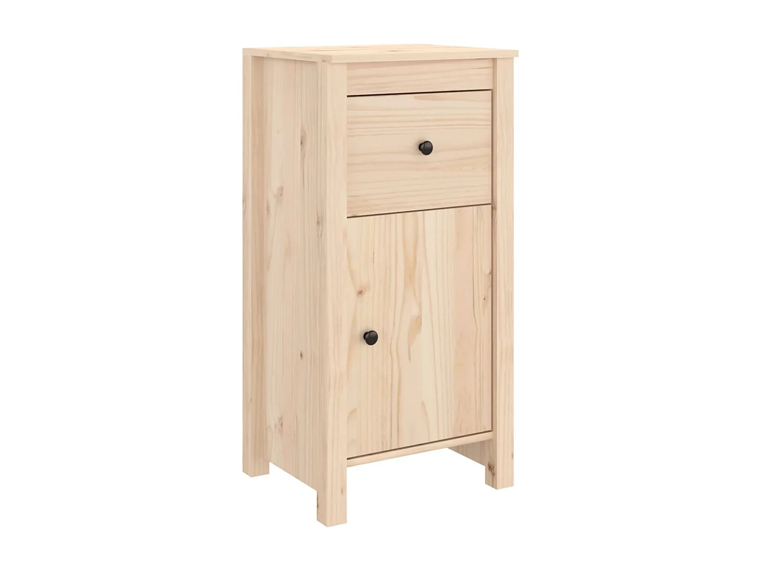 Aparador cômoda armário armário organizador cozinha sala sala 40 x 35 x 80 cm madeira maciça de pinho marrom 02_0029580