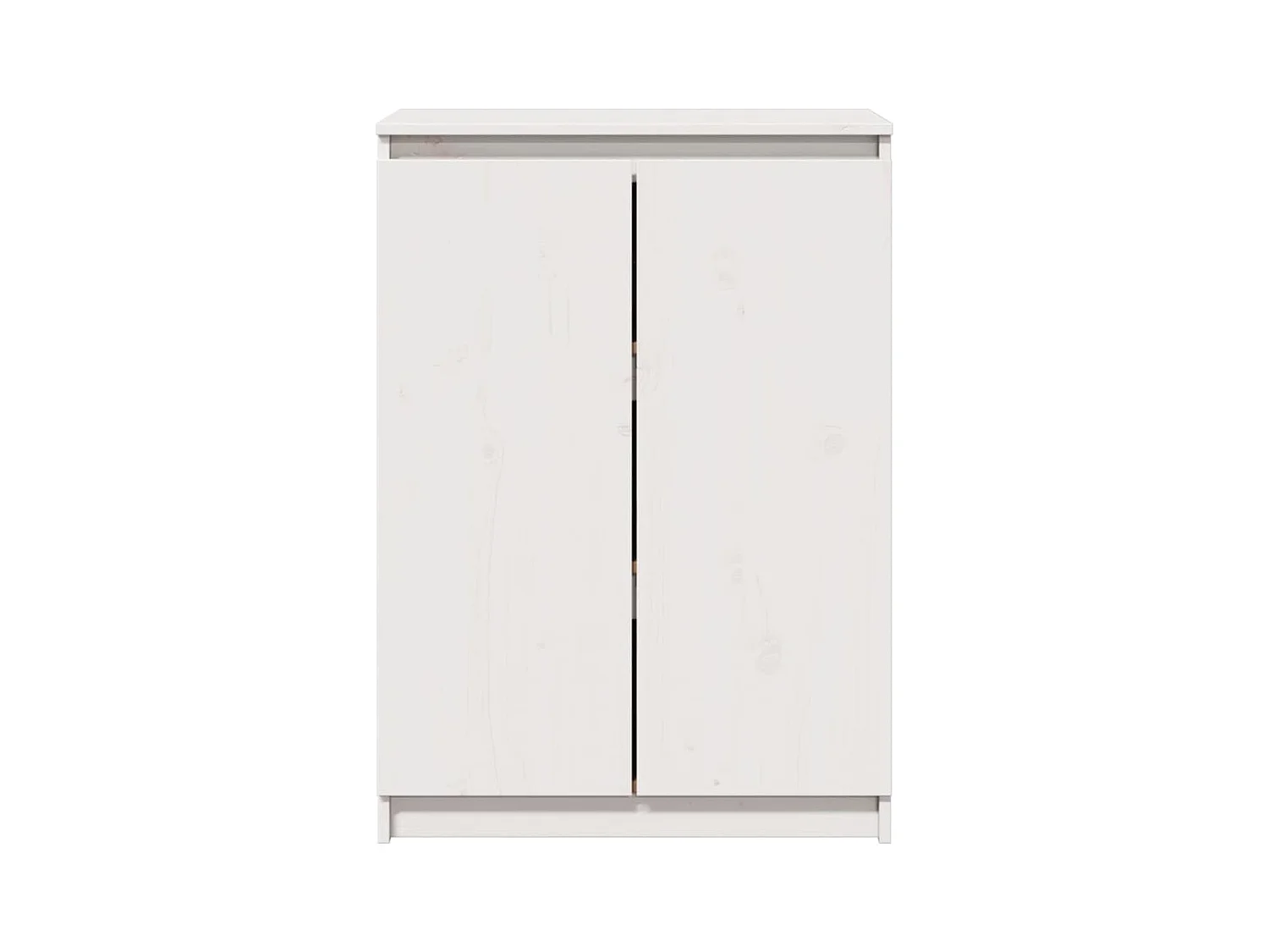 Credenza buffet cassettiera mobile contenitore organizer cucina soggiorno soggiorno 60 x 36 x 84 cm legno di pino massiccio bianco 02_0030375