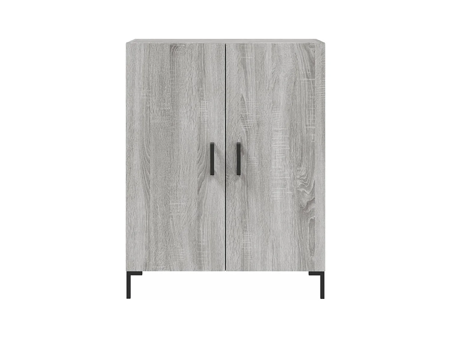 Credenza cassettiera cassettiera mobile contenitore organizer cucina soggiorno soggiorno alto Sonoma 69,5 x 34 x 180 cm derivati ​​del legno grigio 02_0035425