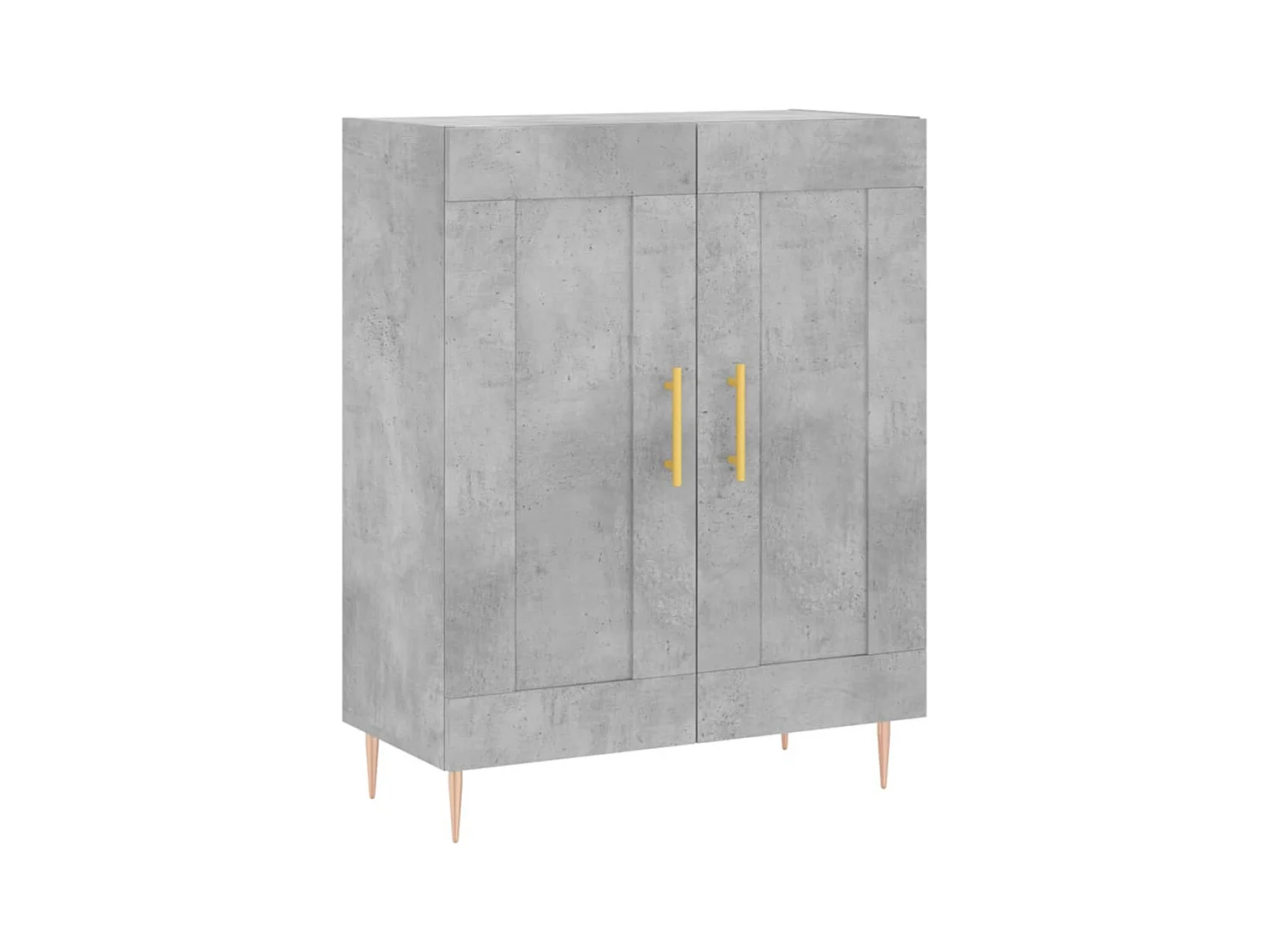 Buffet aparador cômoda armário unidade de armazenamento organizador cozinha sala sala 69,5 x 34 x 90 cm madeira trabalhada cinza 02_0032018