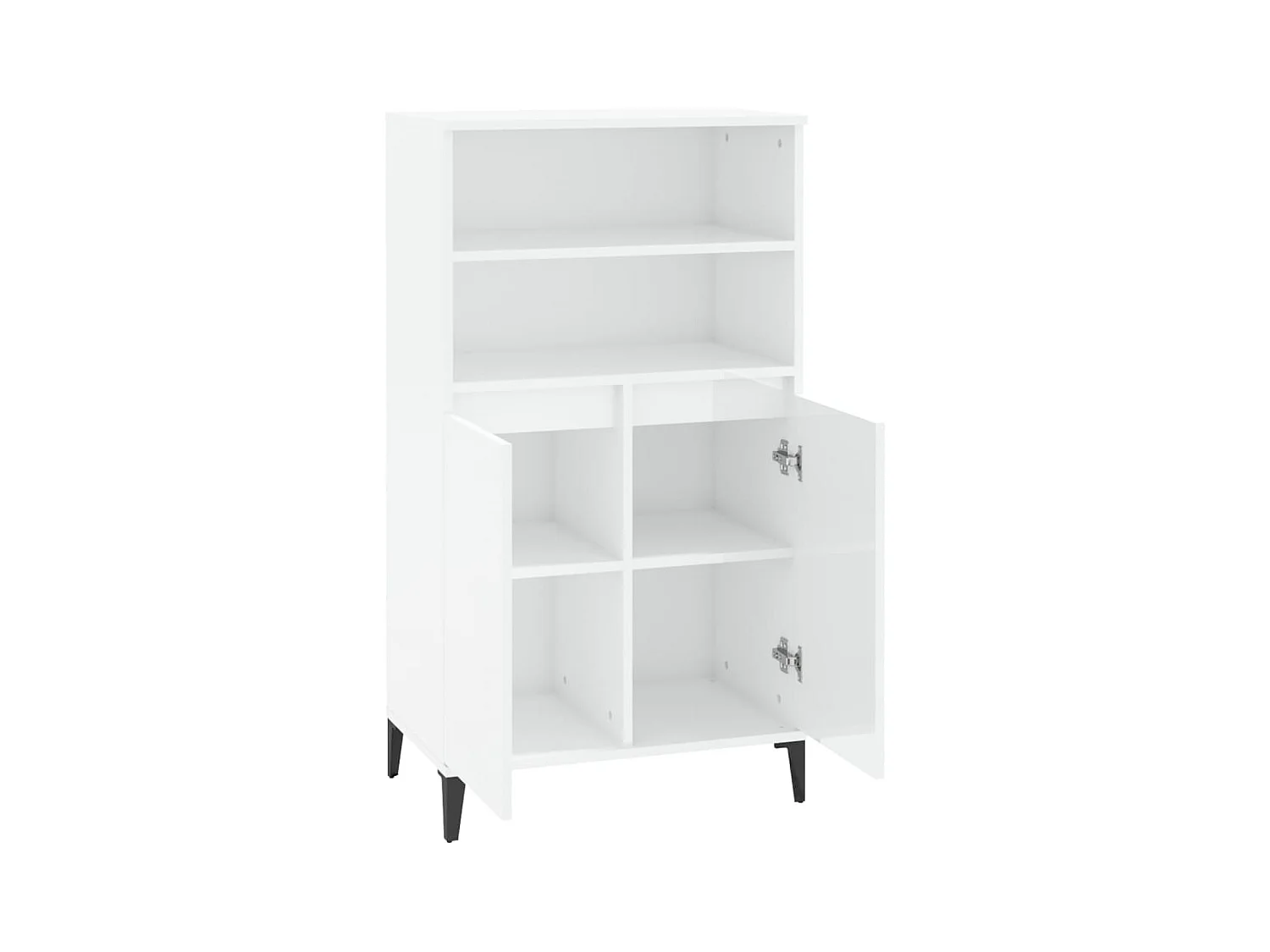 bahut commode armoire bois blanche 60 x 36 x 110 cm 02_0032985