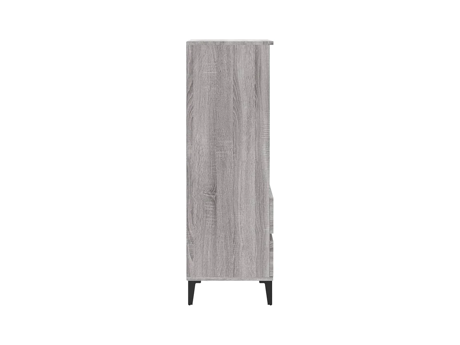 Aparador aparador cómoda armario mueble organizador cocina salón salón alto Sonoma 40 x 36 x 110 cm madera contrachapada gris 02_0035355