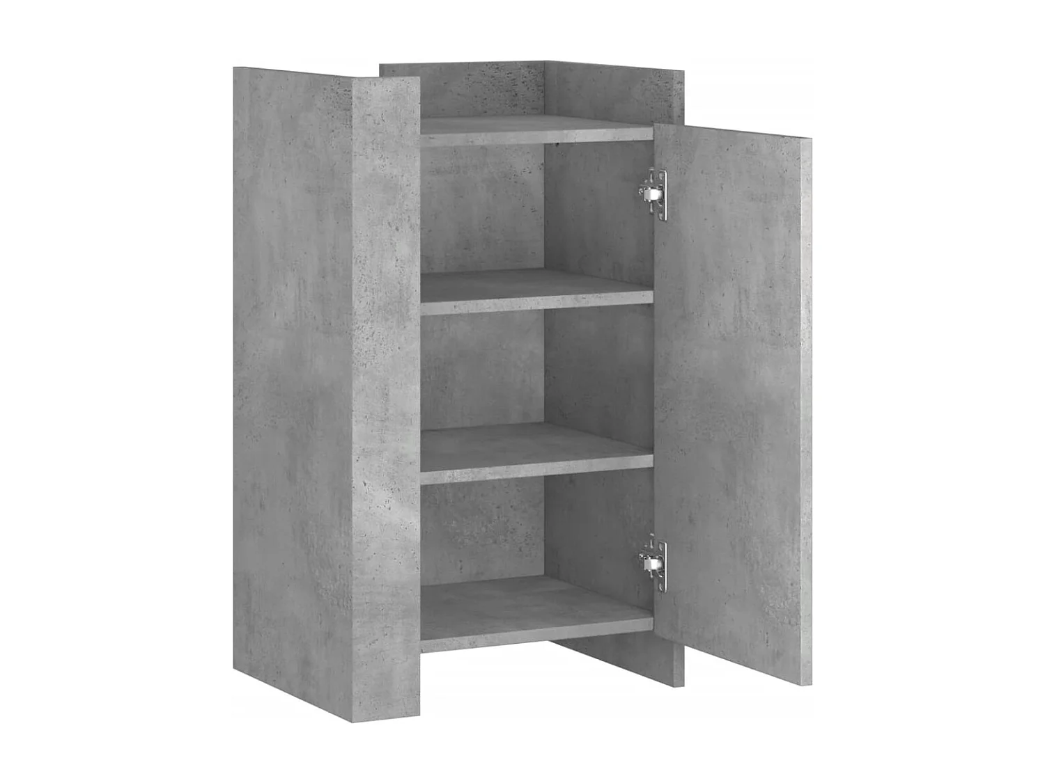 Credenza buffet cassettiera mobile contenitore organizer cucina soggiorno soggiorno 45 x 35 x 75 cm derivati ​​del legno grigio 02_0031940