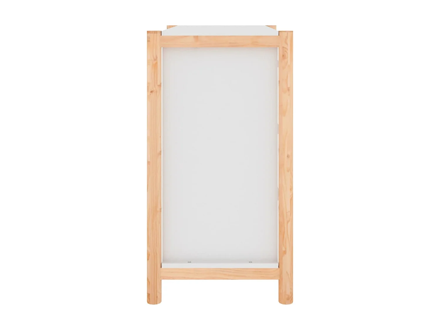 Aparador buffet cómoda armario unidad de almacenamiento organizador cocina salón salón 62 x 38 x 70 cm madera contrachapada blanco 02_0030377