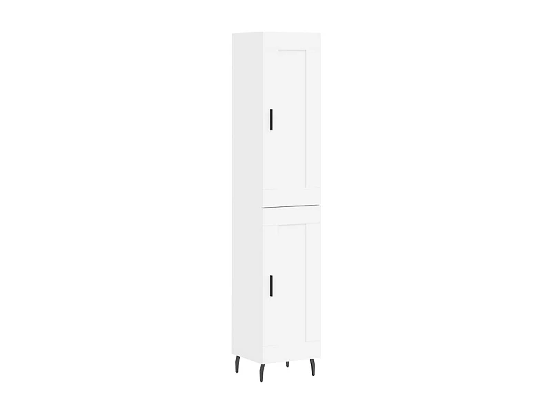 bahut commode armoire bois blanche 34.5 x 34 x 180 cm 02_0032389