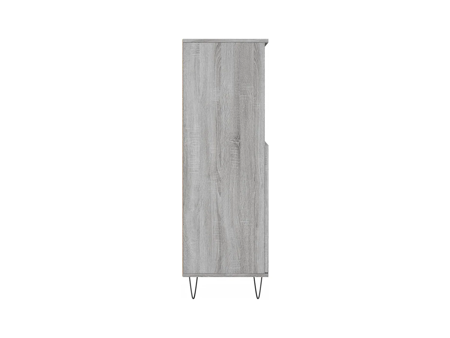 Credenza cassettiera cassettiera mobile contenitore organizer cucina soggiorno soggiorno alto Sonoma 60 x 36 x 110 cm derivati ​​del legno grigio 02_0035382