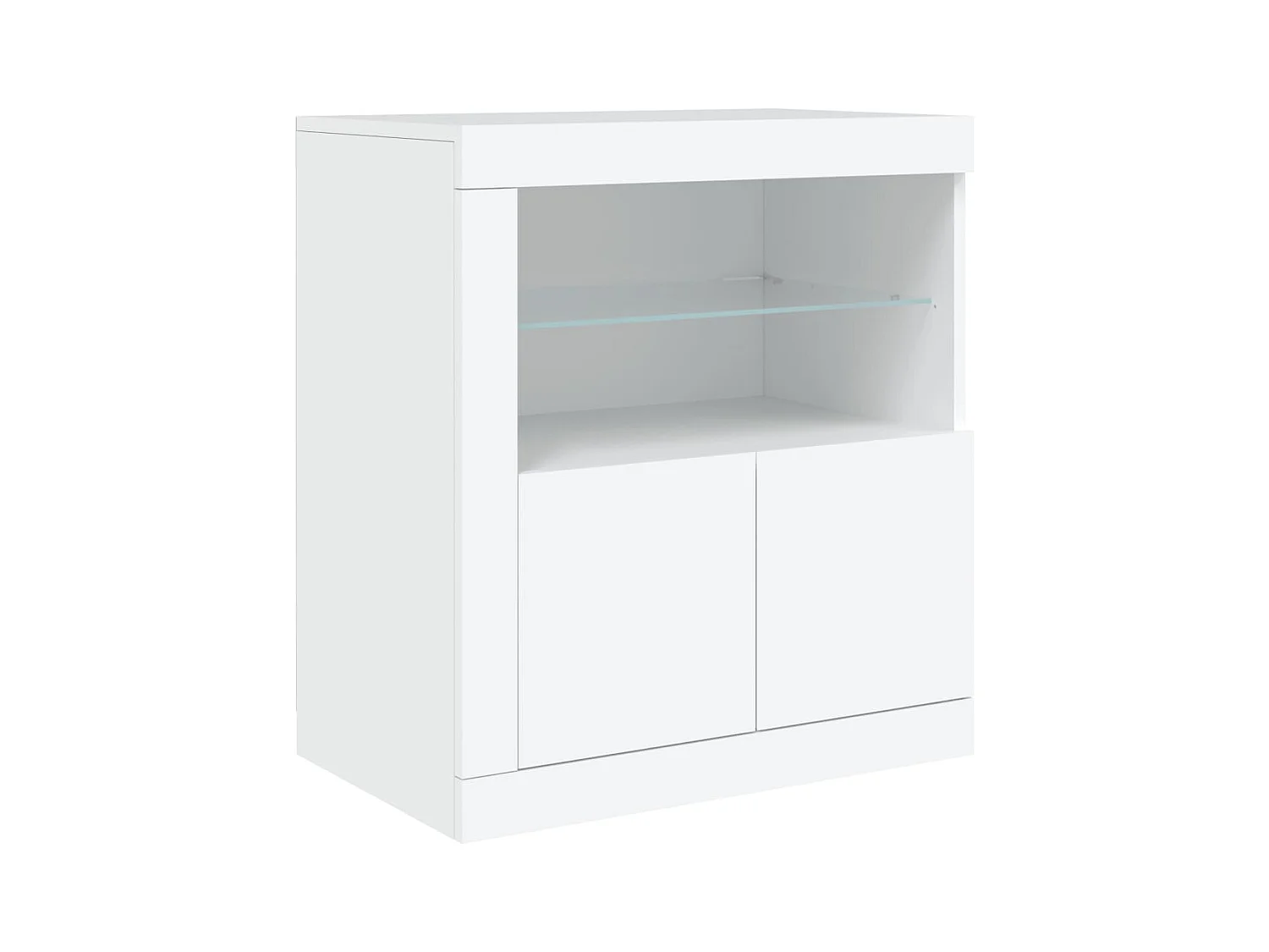 bahut commode armoire blanche 283 x 37 x 67 cm 02_0029846