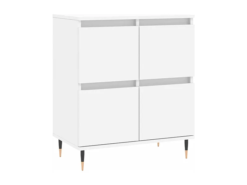 Aparador cômoda armário armário organizador cozinha sala sala 60 x 35 x 70 cm madeira trabalhada branca 02_0030359