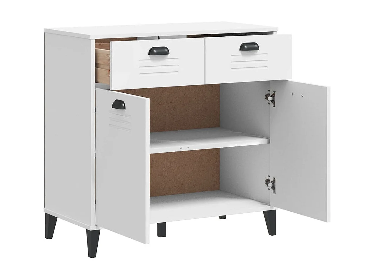 bahut commode armoire bois blanche 80 x 40 x 80 cm 02_0036620