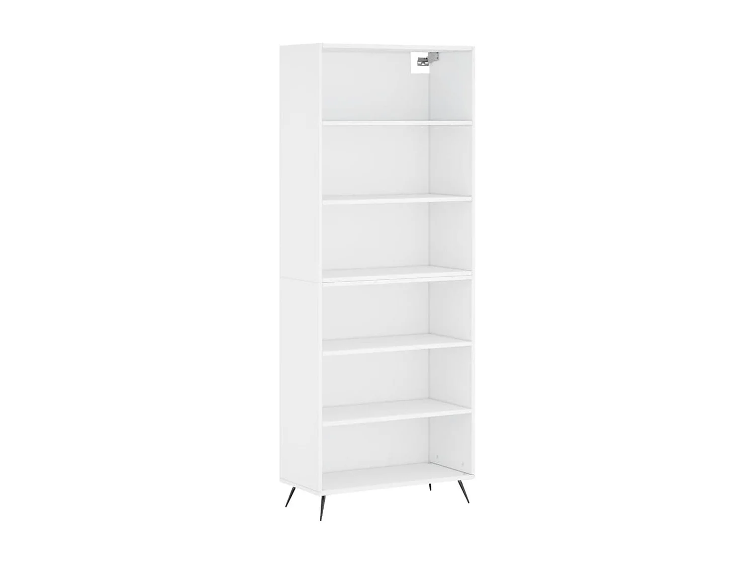 Credenza buffet cassettiera mobile contenitore organizer cucina soggiorno soggiorno 69,5 x 32,5 x 180 cm derivati ​​del legno bianco 02_0030398