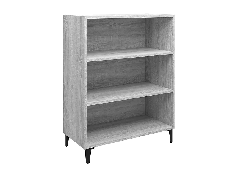 Aparador cómoda cómoda armario mueble organizador cocina salón salón Sonoma 69,5 x 32,5 x 90 cm madera contrachapada gris 02_0036428