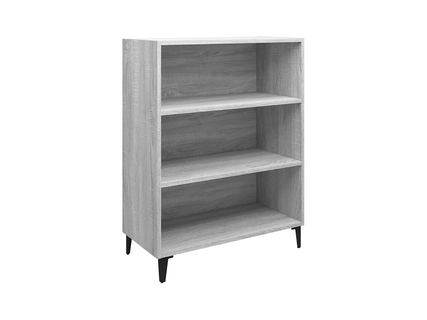 Aparador cómoda cómoda armario mueble organizador cocina salón salón Sonoma 69,5 x 32,5 x 90 cm madera contrachapada gris 02_0036428