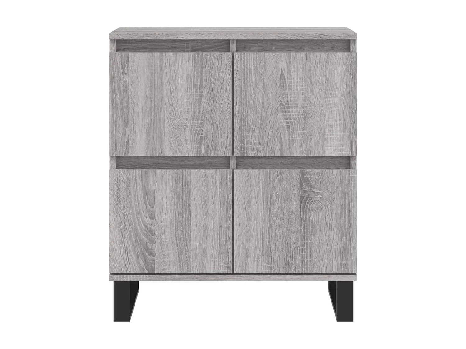Aparador buffet cômoda armário organizador cozinha sala salonsonoma 60 x 35 x 70 cm madeira trabalhada cinza 02_0036403