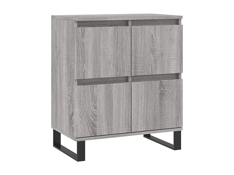 Credenza buffet cassettiera mobile contenitore organizer cucina soggiorno salonsonoma 60 x 35 x 70 cm pannelli compositi grigio 02_0036403