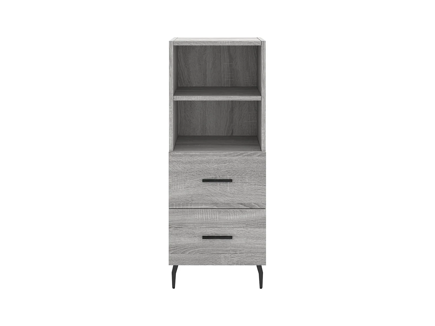 Aparador cómoda cómoda armario mueble organizador cocina salón salón Sonoma 34,5 x 34 x 90 cm madera contrachapada gris 02_0036325