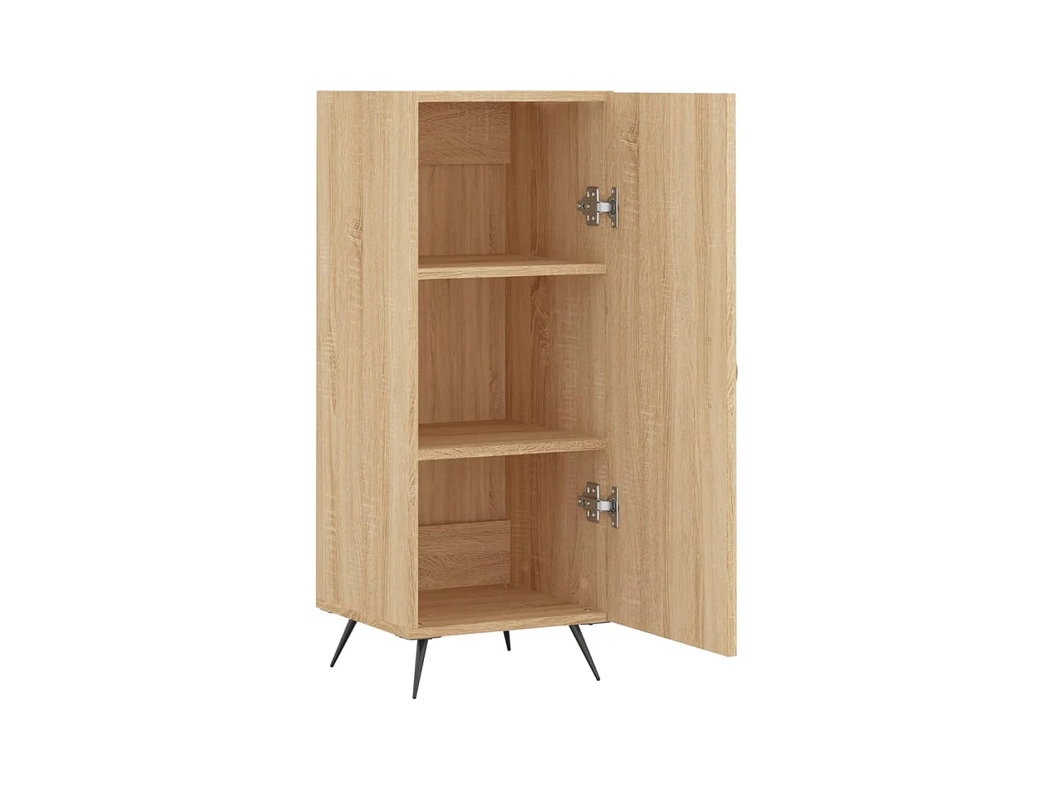 Aparador cômoda armário armário organizador cozinha sala sala Sonoma 34,5 x 34 x 90 cm madeira trabalhada marrom 02_0031536