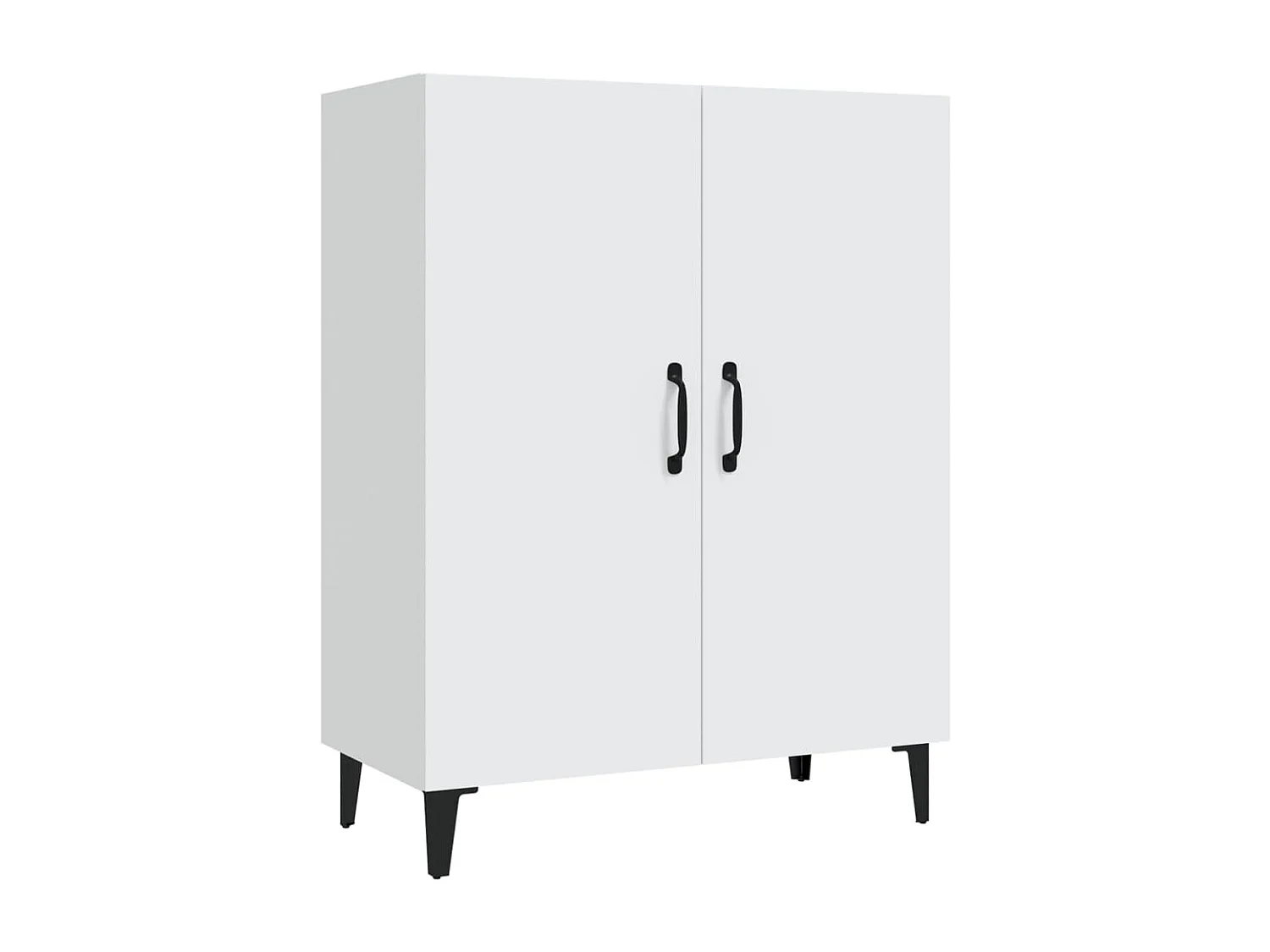 Aparador cómoda cómoda armario mueble organizador cocina salón salón 70 x 34 x 90 cm madera contrachapada blanco 02_0030483