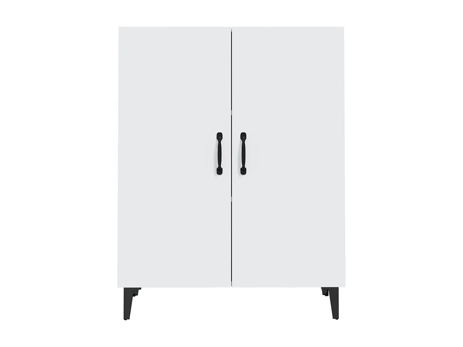 Aparador cómoda cómoda armario mueble organizador cocina salón salón 70 x 34 x 90 cm madera contrachapada blanco 02_0030483