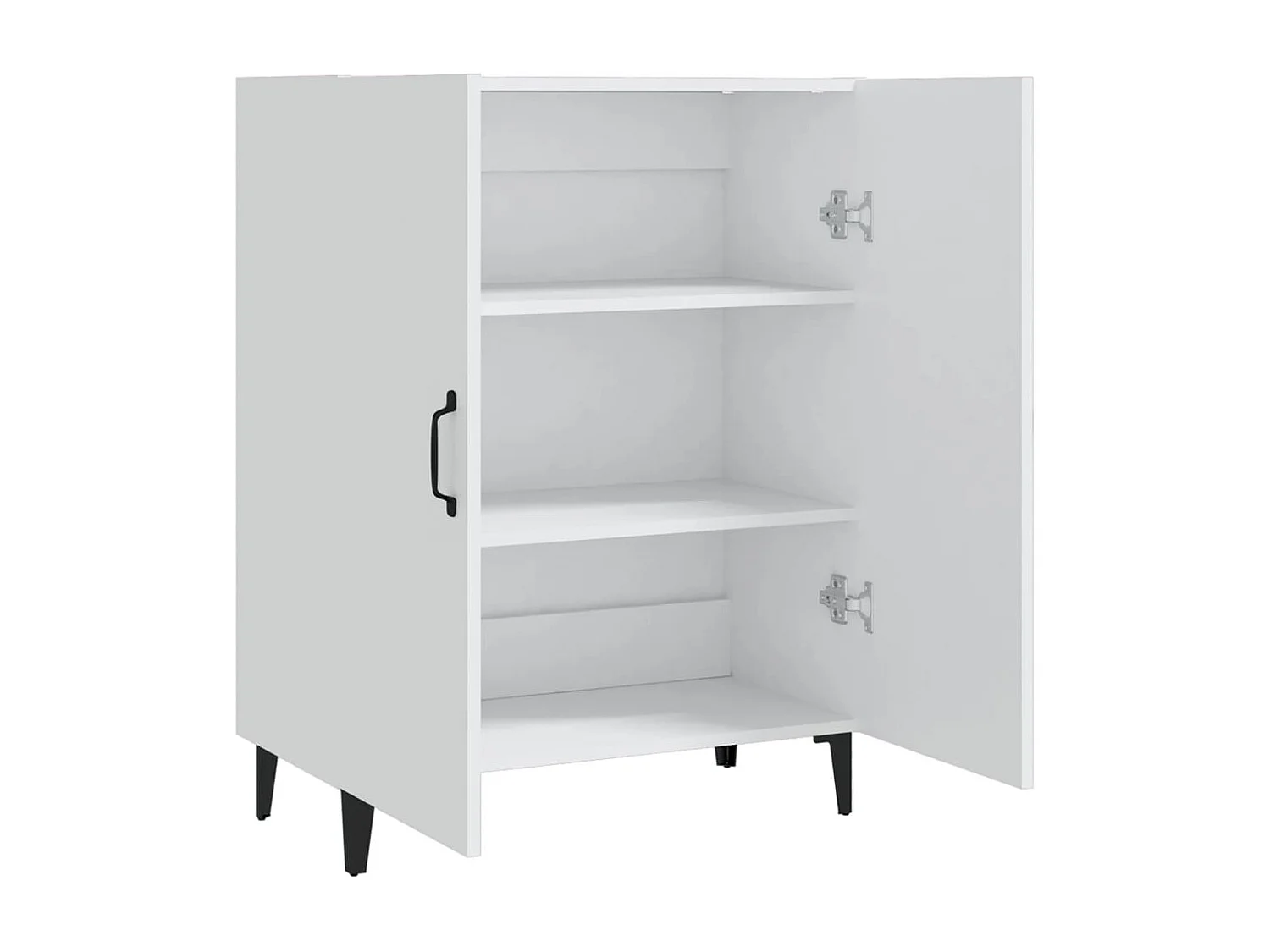 Aparador cómoda cómoda armario mueble organizador cocina salón salón 70 x 34 x 90 cm madera contrachapada blanco 02_0030483