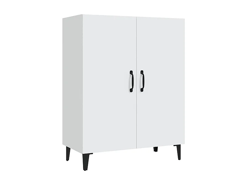 Aparador cómoda cómoda armario mueble organizador cocina salón salón 70 x 34 x 90 cm madera contrachapada blanco 02_0030483