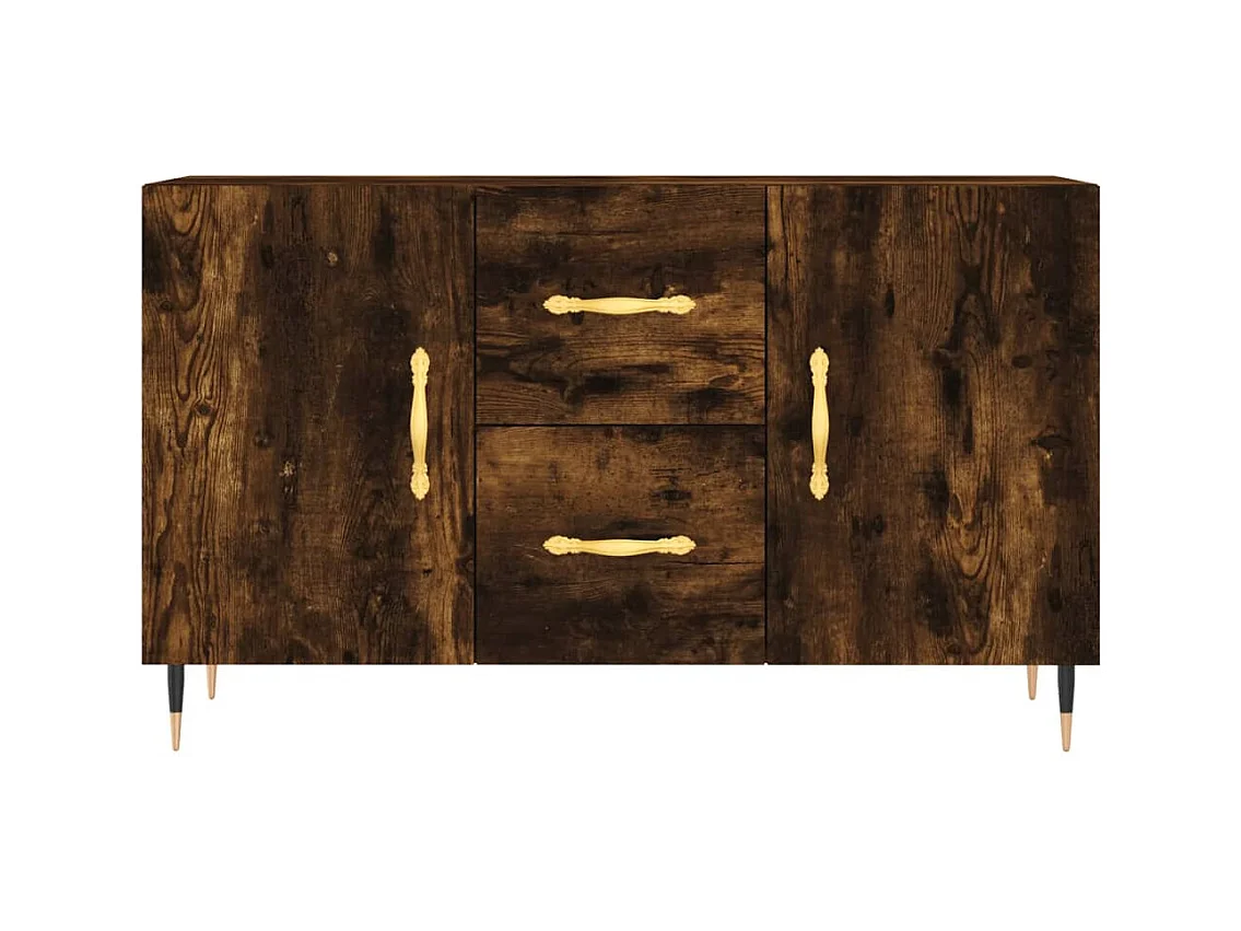 Aparador buffet cómoda mueble mueble de almacenaje organizador cocina salón salón 100 x 36 x 60 cm madera contrachapada marrón 02_0030839